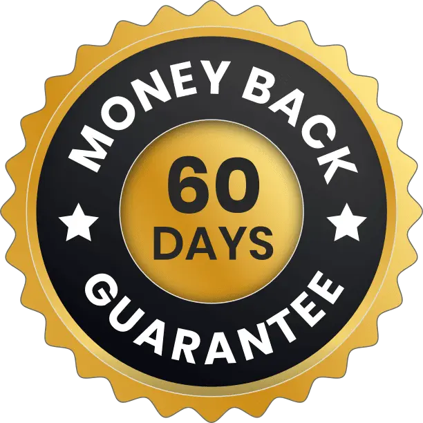 Memocept 60 day money back guarantee badge